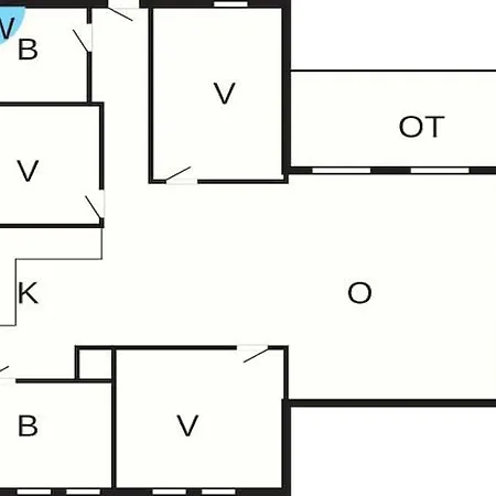 Feriehus 6 Person In